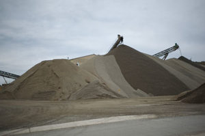 Sand and gravel pit