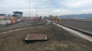 Port of Tacoma Pier 3 upgrade asphalt paving