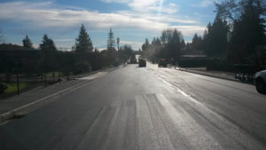 Military road south asphalt paving