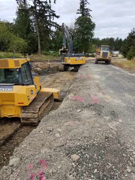 Road Excavation of Stone Drive