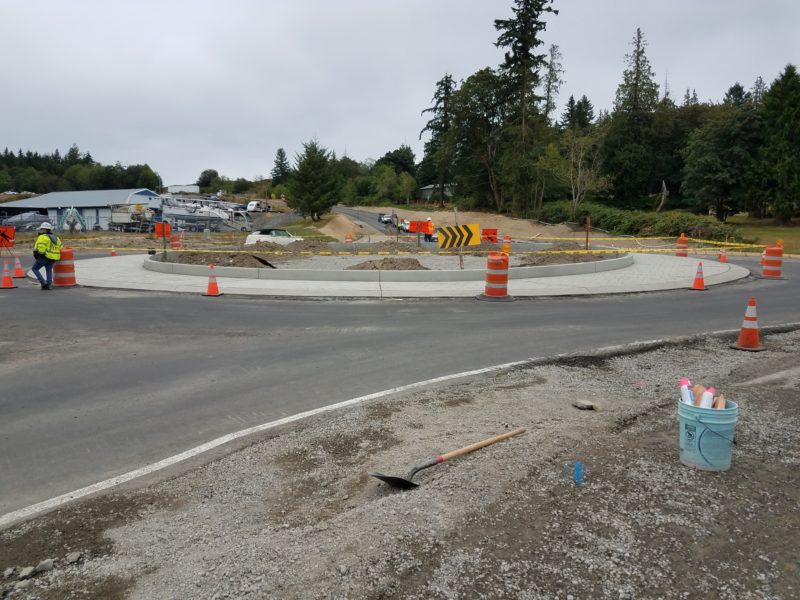 Roundabout Construction